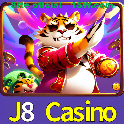 Imagem promocional da J8 Casino mostrando a plataforma e suas vantagens